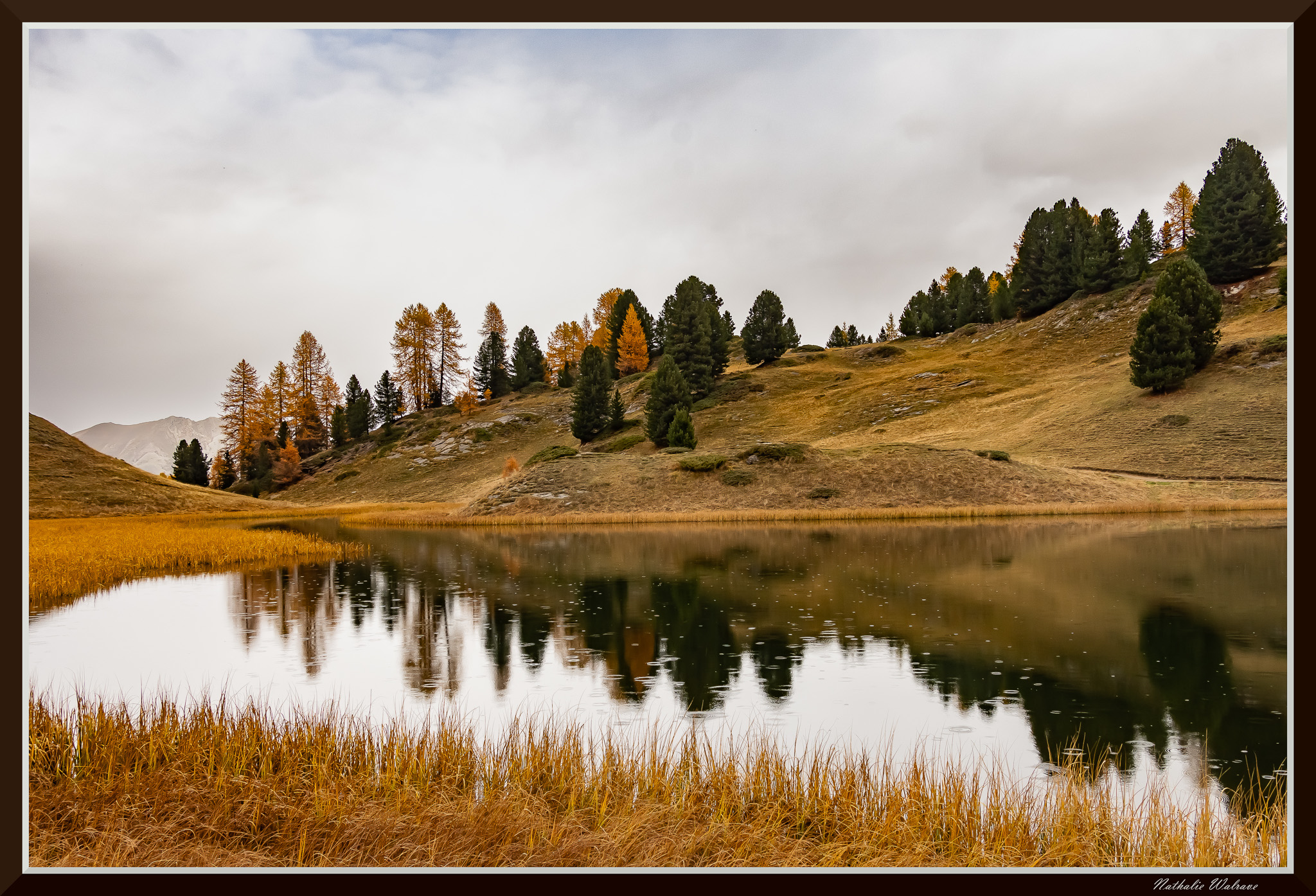 paysage au lac Miroir